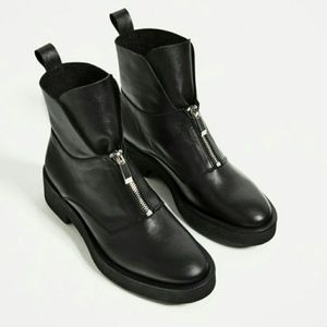 Zara Leather Boots